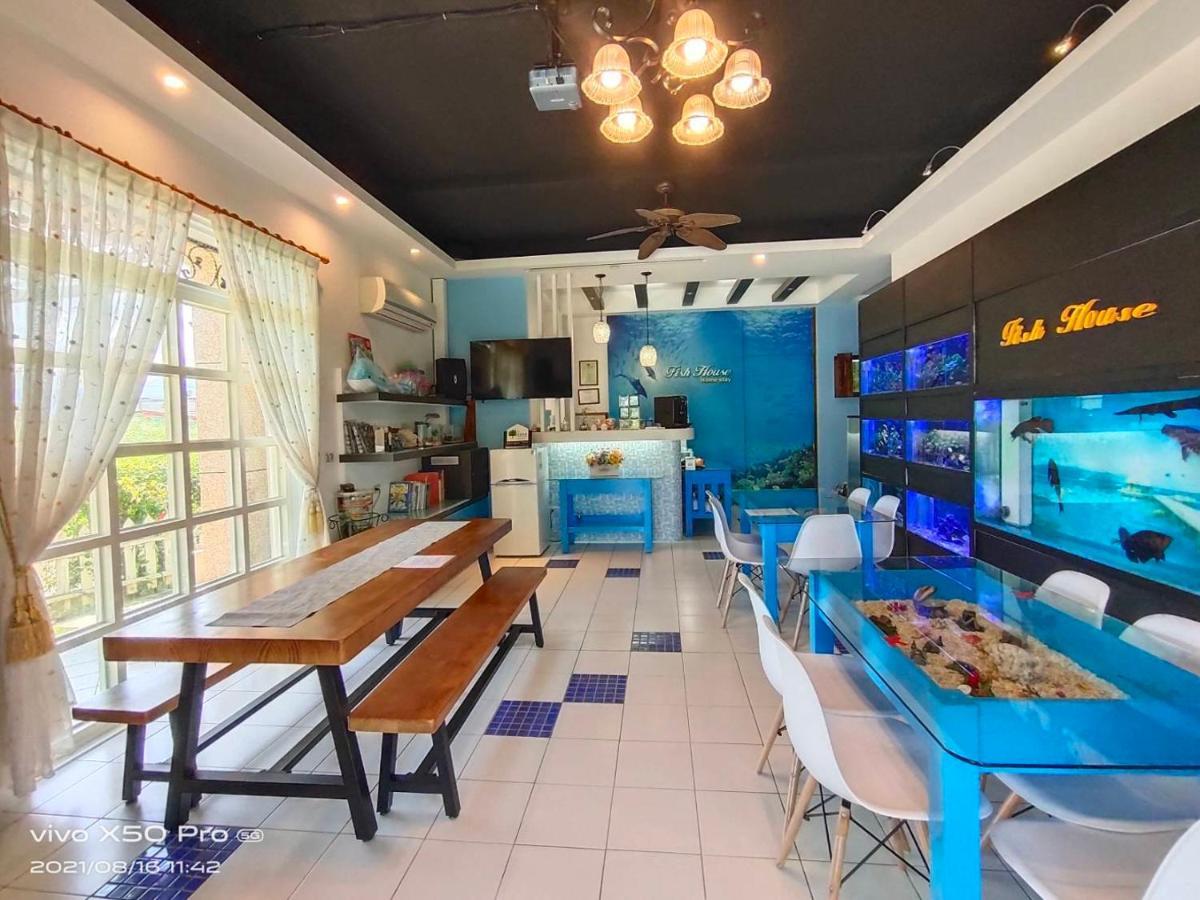 Ferienwohnung Fish House 宜蘭獨棟別墅 戲水池 生態diy 安農溪自行車 Dongshan  Exterior foto