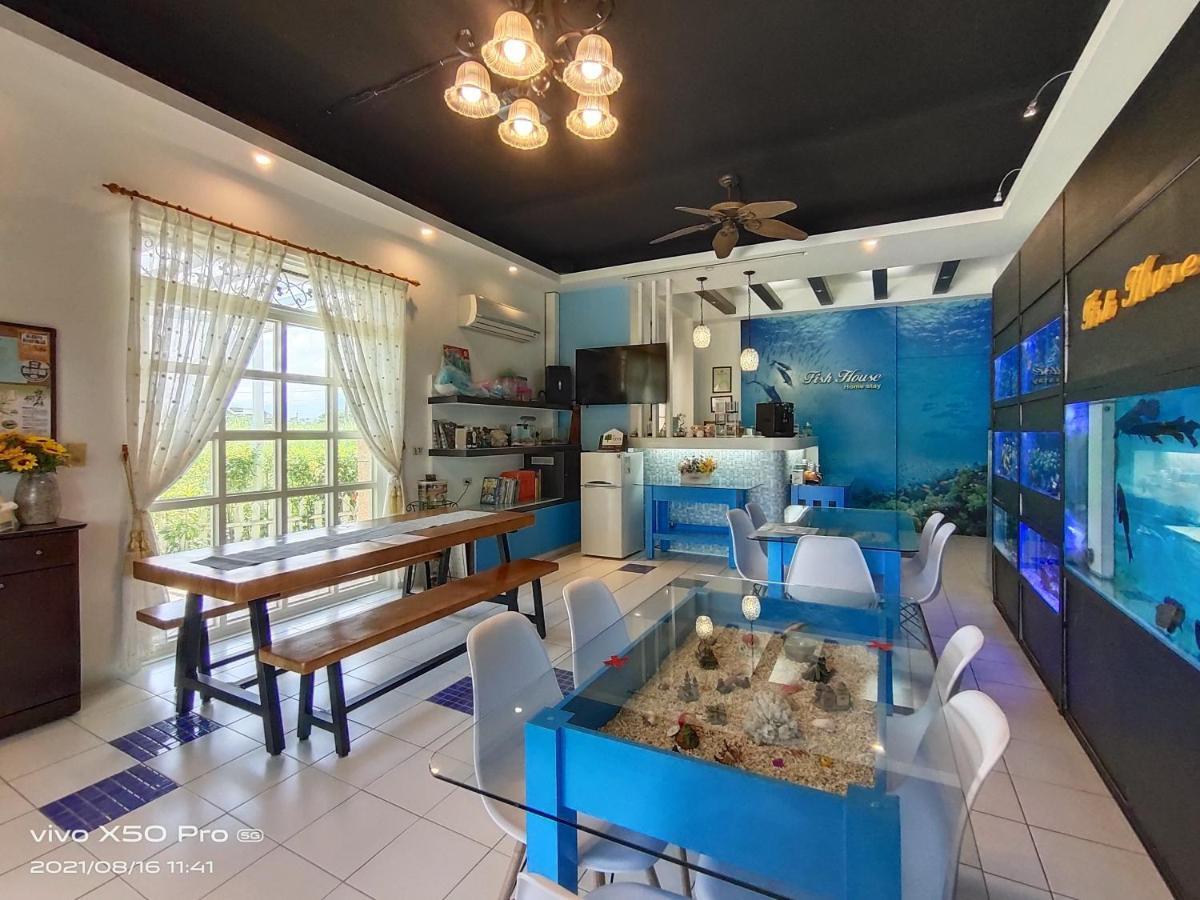Ferienwohnung Fish House 宜蘭獨棟別墅 戲水池 生態diy 安農溪自行車 Dongshan  Exterior foto