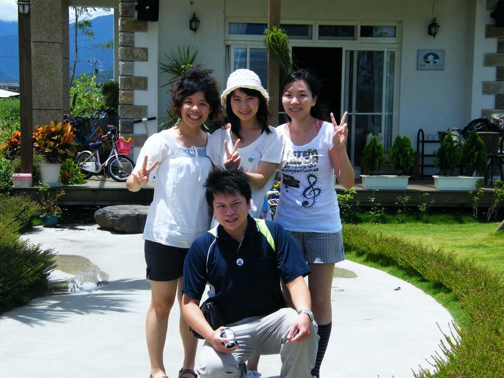 Ferienwohnung Fish House 宜蘭獨棟別墅 戲水池 生態diy 安農溪自行車 Dongshan  Exterior foto